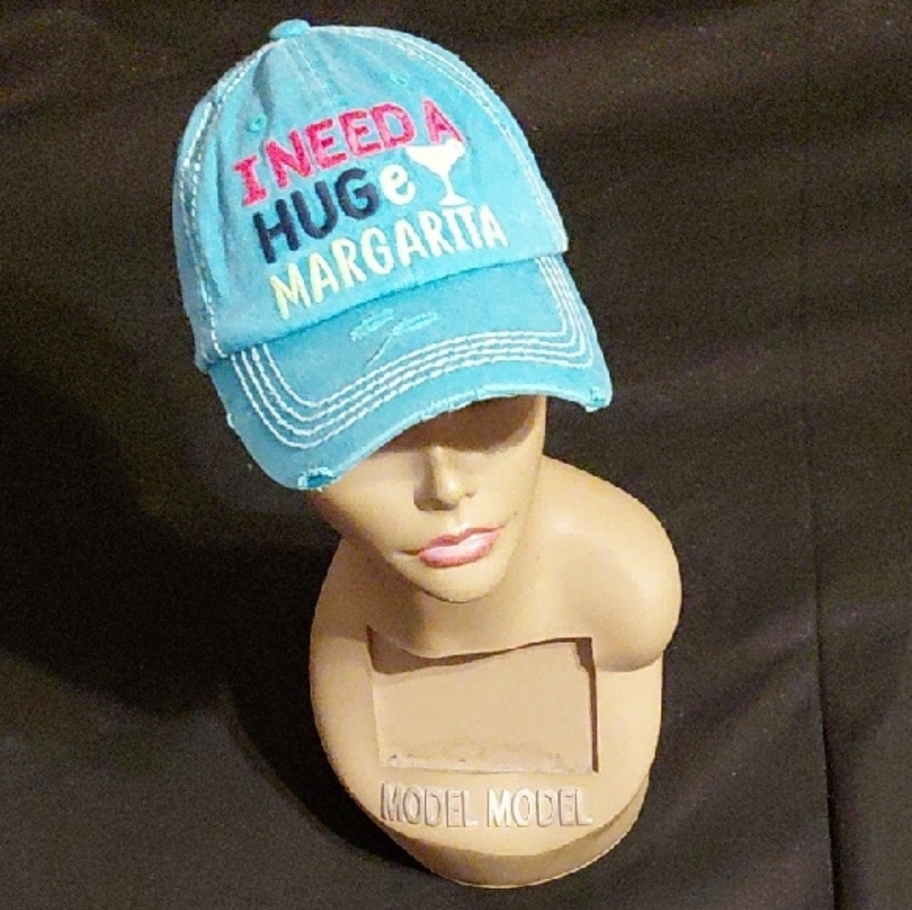 🧢♻️🍸Blue Margarita Hat